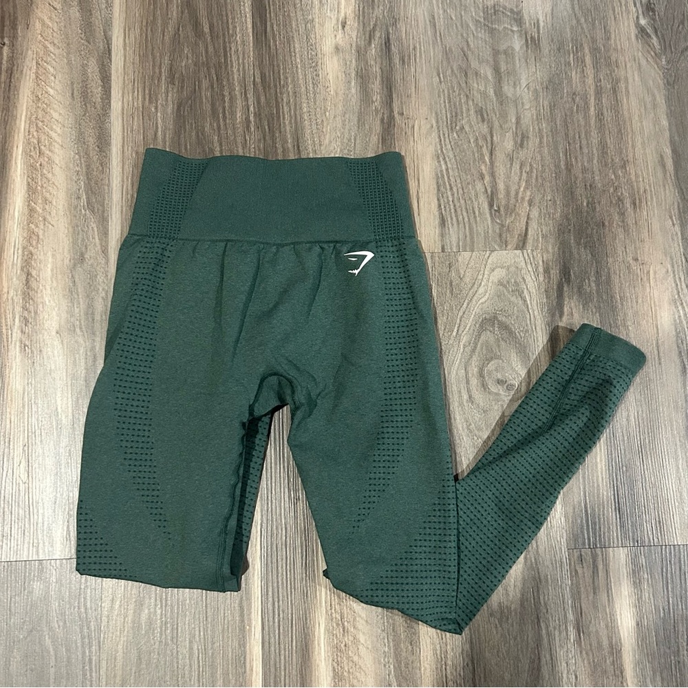 Gymshark dark green high waisted leggings